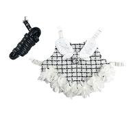 Pet Dress Breathable Small Animal Harness Vest and Leash Set Escape Proof Cute Costume for Small Hedgehog Hamster Harness and Leash Xs