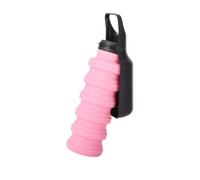 Pet Drink Bottle with Side Trough, Portable Silicone Cup, Easy Carry Handle for Walking Trip Watering Dog Drink Bottle Portable Water Cup Walk Water Dispenser Pet Outing
