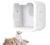 Pet Dryer Box 62L, Ultra Quiet 360° Airflow, Smart Temperature Control, Automatic Drying for Cats, Puppies & Small Pets