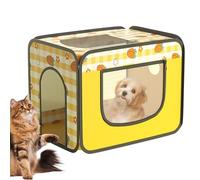Pet Dryer Box, Foldable Dog Crate | Soft Dog Kennel - Portable Pet Drying Room, Printed Anti-Fly Soft Pet Crate for Dogs and Cats
