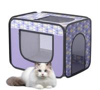 Pet Dryer Box, Foldable Dog Crate - Soft Dog Kennel - Portable Pet Drying Room, Printed Soft Pet Box with Anti-Fly Hair for Dogs and Cats