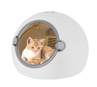 Pet Dryer Cat Dryer Dog Dryer Puppy Dryer Pet Machine Pet Cabin Pet Box Floorstanding Corded Electric 600W 110V UK Plug Adjustable Temperature 20 to 45°C Timer 5 to 90 Minutes