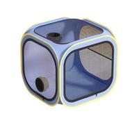 Pet Dryer, Enclosed Ventilated Room Design, 19.69x19.69x19.69 Inches Portable Grooming Cage & Anti Hair Feature, Convenient Home Box for Cats, Dogs, Puppy Care, and Clean Routine