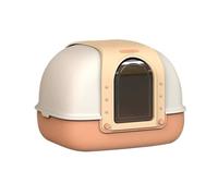 Pet Drying Cabinet, Cat Litter Tray, Covered Box for Indoor Cats, Anti-Splashing Large Enclosed Easy Clean(Blue One Size,Red)