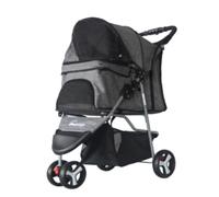 Pet Dtroller Lightweight Foldable Pet Stroller for Cats and Dogs, Three-Wheeled Pet Stroller, Dog Stroller Supplies Pet Stroller Large(G)