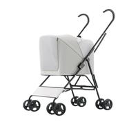 Pet Dtroller Lightweight Pet Stroller for Outing, Small Pet Stroller, All-in-one, Installation-Free and Quick to Put Away Pet Stroller Large(G)