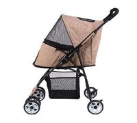 Pet Dtroller Pet Stroller Folding Trial Trolley Outdoor Pet Stroller Small Lightweight Pet Stroller Four-Wheel Pet Stroller Pet Stroller Large(K)
