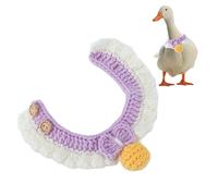Pet Duck Decorative Collar, Pet Chicken Goose Duck Collar Dress Up for Christmas Decoration, Kitten Necklace Accessories for Duck Chicken Goose Kitten Cat Dog (XS)