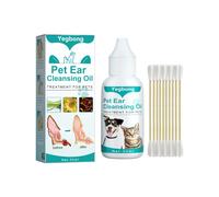 Pet Ear Drops for Dogs - Infection Control, Natural Plant Extracts, Clean, Deodorize & Soothe Ears (30ml)