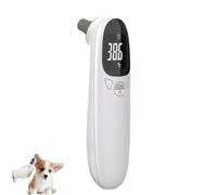 Pet ear thermometers, professional pet thermometers with memory storage function, essential health tools for cats, dogs, pigs, cattle, sheep, etc.