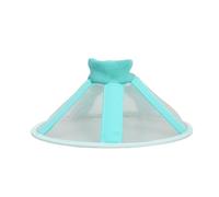 Pet Elizabeth Collar Ventilated Net Surgical Recovery Cone For Dog Cats Wound Care With Adjustable Size Licking Dog Elizabethan Cone Collar