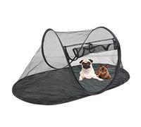 Pet Enclosure Tent,Breathable Foldable Outside Play Tent Shelter Cat Tent Outdoor Portable Pop up Pet Cat Tents Pet Playpen Ideal for Hiking Traveling and Sunbathing(Black)