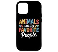Pet Enthusiast Animals Are My Favorite People Animal Shelter Case for iPhone 12/12 Pro