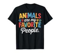 Pet Enthusiast Animals are My Favorite People Animal Shelter T-Shirt