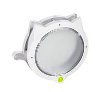 Pet Entry Exit Door Cat Flap Door Magnetic 4 Locking Modes Safe Plastic Automatic Cat Door for Interior Exterior Doors (White)
