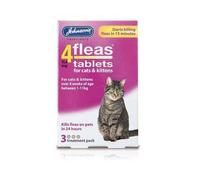 Pet Essentials Johnsons 4Fleas Tablets for Cats and Kittens [E93510] [Neoteric Edition]