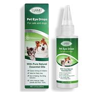 Pet Eye Drops, Dog Eye Cleaner, Tear Stain Remover For Dogs & Cats Eyes Eases Itching & Irritation, Care And Cleaning Around The Eyes - 60ML