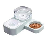 Pet Feede 7Automatic Food Bowl Water Dispenser Automatic Pet Waterer Pet Water Dispenser,Replenish Pet Waterer,Dog Water Dispenser Station for Pet Sitter(Blue)