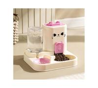 Pet Feede Pet Feeders, Cat Bowls, Food Utensils, Dog, Basins, Universal Water Dispensers, Supplies for Pet Sitter(Pink)