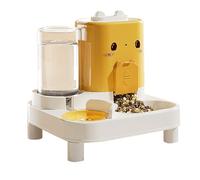 Pet Feeder - Automatic Cat Feeder | Dog Feeder - Drinking Fountain, 2-in-1 Food and Water Dispenser, Universal Dog and Cat Bowl, Raised Design to Shoe