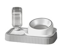 Pet Feeder Dispenser - 32x19.5x13cm, Food Container, Easy Cleaning Puppy Dish | Backyard Decking Patio Porch Apartment Small Space Condo Studio Kennel Veterinary Clinic Rescue Center Gear
