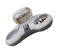 Pet Feeder Double Bowl Stress Free Pet Feeder - Anti Slip Pet Feeder, Stress Free, Double Cat Bowls, Cat Plates, Medium Bowls