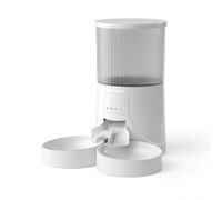 Pet Feeder, Dual Power Anti-Jamming Design with Anti-Slip Bottom, Easy to Clean, Ideal for Cats and Small Dogs, Detachable, Durable, Functional Food Dispenser