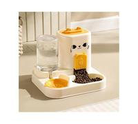 Pet Feeder Pet Feeders, Cat Bowls, Food Utensils, Dog, Basins, Universal Water Dispensers, Supplies Automatic(Yellow)