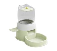 Pet Feeder - Printed Design Food Dispenser | Cat Feeder, 2 Litre Feeding Container, Combined Storage Access,