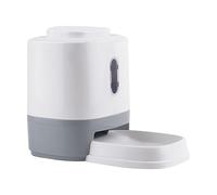 Pet Feeder Toy - 1.5L Dog Cat Treat Dispenser with Built-In Slow Feeding Bowl | Press to Dispense Smart Food Trainer for Puppies, Kittens, Indoor Pets, Meal Portion Control, Fun Feeding