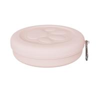 Pet Feeders Dog Travel Bowls Portable Cats Water Dish Bowl With Cover Lid For Pet Walking Parking Camping Traveling Travel Dog Food Bowls With Lid