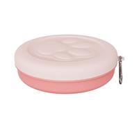 Pet Feeders Dog Travel Bowls Portable Cats Water Dish Bowl With Cover Lid For Walking Parking Camping Traveling Portable Feeders