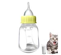 Pet Feeding Bottle for Kitten Feeding, 120ml with Replaceable Silicone Pacifier and Transparent Scale, Bottle for Kittens, Puppies, Rabbits, Small Years