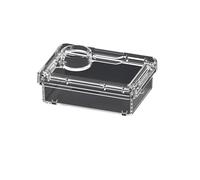 Pet Feeding Dishes with Transparents Cover Durability Reptiles Food Dishes Reptiles Feeder Bowl with Nonslip Base Escape Proof Food