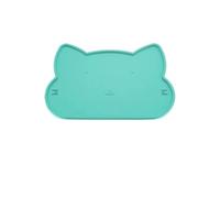 Pet Feeding Mat 1pc, Pet Placemats, Feeding Pads For Cats And Dogs, Silicone Feeding Pads, Easy To Clean, (Green)