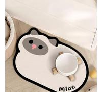 Pet Feeding Mat Absorbent Cat Bowl Mat Soft Diatomite Floor Protector (COLOR 8,40 * 60cm)