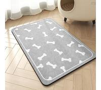 Pet Feeding Mat-Absorbent Dog Mat for Food and Water Bowl-No Stains Easy Clean Dog Food Mat-Quick Dry Dog Water Dispenser Mat-Puppy Supplies Dog Stuff-Dog Accessories Dog Water Bowl Mat