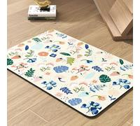 Pet Feeding Mat-Absorbent Dog Mat for Food and Water Bowl-No Stains Quick Dry Water Dispenser Mat-Dog Accessories Pet Supplies-Bowl for Messy Drinkers(LIGHTFLOWERS,17"x28"