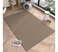 Pet Feeding Mat, Dog Cat Food Mat For Floors, 100x140 120x140 140x200 160x200cm Reusable Pet Pads Pee Pad, Waterproof, For Indoor Non-Slip Durable Dog Bowl Mat, Floor Protection Mat(Brown,80x120cm)