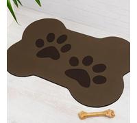 Pet Feeding Mat Dog Food Mat For Floors Cat Dog Mat For Food And Water Bowls No Stains Quick Dry Dog Water Dispenser Mat Placemat Pet Food Mat Non Slip Rubber Mat Pet Carpet (40x60 cm,Color 2)
