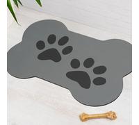 Pet Feeding Mat Dog Food Mat For Floors Cat Dog Mat For Food And Water Bowls No Stains Quick Dry Dog Water Dispenser Mat Placemat Pet Food Mat Non Slip Rubber Mat Pet Carpet (30x50 cm,Color 4)