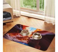 Pet Feeding Mat for Dog Bowls and Water Bowl Non Slip Pet Placemat Absorbent Cat Feeder Pad Antelope Canyon Pet Food Mat for Floors No Stains Dog Cat Water Bowl Mat 40x60cm
