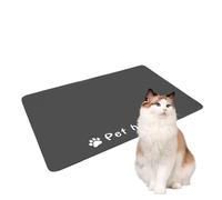 Pet Feeding Mat - Pet Bowl Mat | Dog Place-mat | Anti-Slip Dogs Water Dispenser Pad | Waterproof No Stains Absorbent Quick Dry Place-mats | Pets Supplies For Floors Home Indoor Outdoor