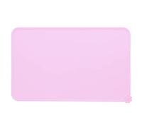 Pet Feeding Mat - Raised Edge Silicone Placemat, Splash Guard Design, Non - Slip Floor Protector, Ideal for Dogs & Cats, Dishwasher Safe, Foldable, Gray (type 2)