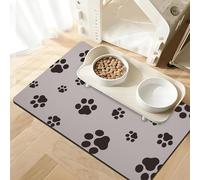 Pet Feeding Mat-Super Absorbent Dog Food Mat,30×18in Oversized Feeding Mat, Stain Fast Dry Dog Water Dispenser Mat