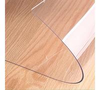 Pet Feeding Mat, Transparent Office Mat Rectangular Floor Mat Anti-Slip PVC Floor Protector Hard Floor Protector for Desk Chair, Size: 20x20cm-160x350cm, Customizable-50x70cm