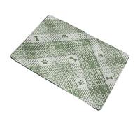 Pet Feeding Mat, Waterproof Cat Feeder Pad, (15.75x23.62x1.18 Inches) Reusable Dog and Cat Eating Mats, Black/yellow/green/brown Non Slip Feeding for Kitten Food, Diatomaceous