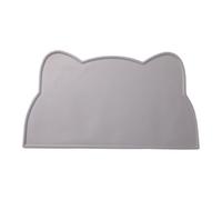 Pet Feeding Mat Waterproof Silicone Feeding Mat - Non-Slip Grip For Indoor/Outdoor & Travel, Quick-Wipe Clean Dog Cat Bowl Mat(Gray)