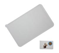 Pet Feeding Mater, Dog Mat | High Lips Pet Feeding Maps Waterproof - 18.9x11.8 Inch, Silicone Pad Non Slip for Be