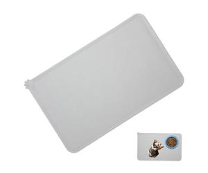 Pet Feeding Mater, Dog Mat | High Lips Pet Feeding Maps Waterproof - 18.9x11.8 Inch, Silicone Pad Non Slip for Be